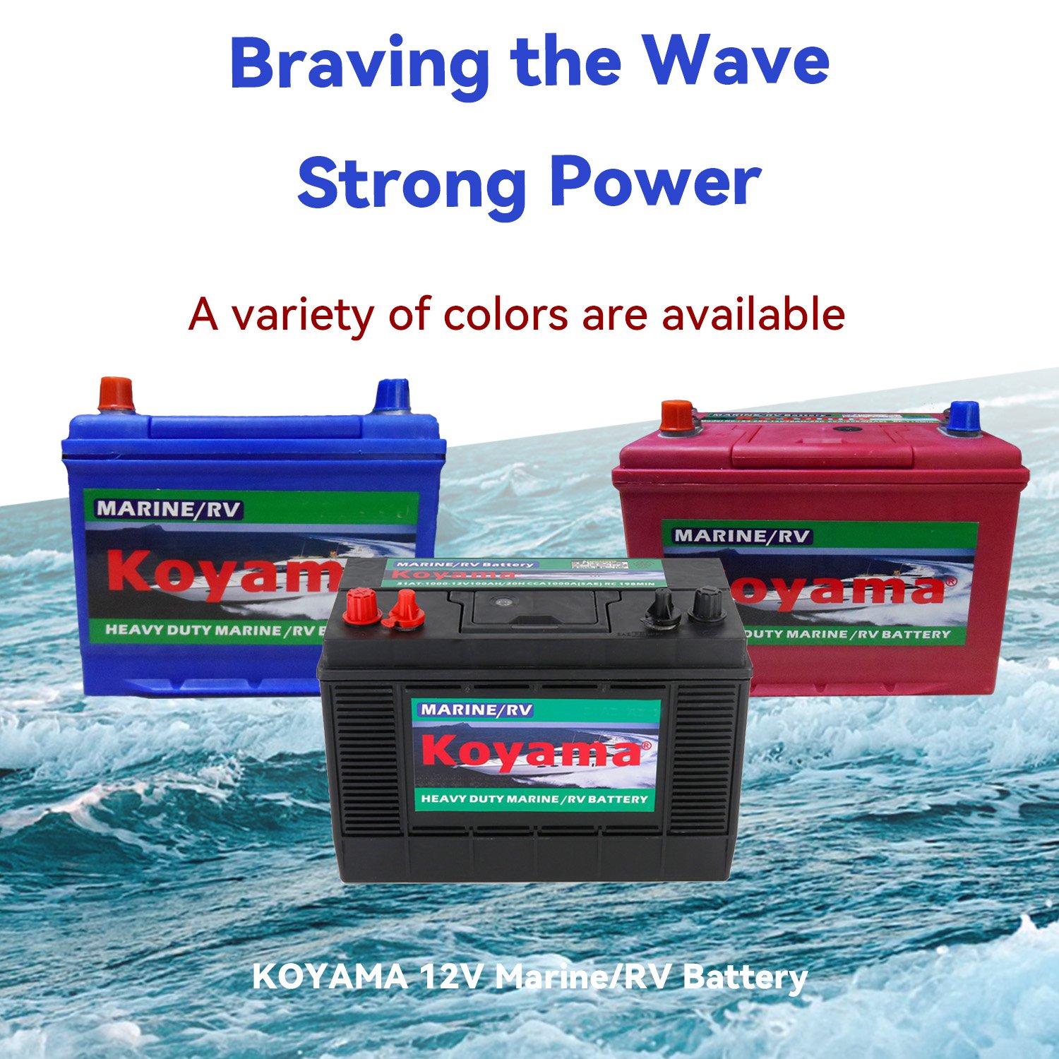 31 Group Heavy-Duty 12V100ah Marine/RV Auto Car Battery with Screw Terminal BCI Standard Maintenance Free RV Marine Applications