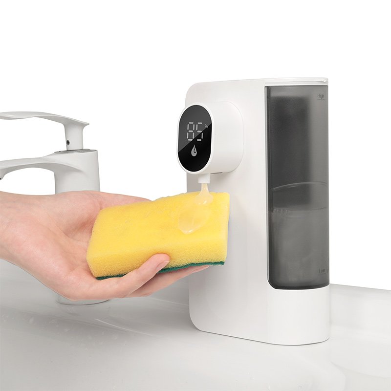 Auto Sensor Dish Soap Dispenser Contactless USB Rechargeable Hand Sanitizer Home Kitchen Hotel Use Automatic Liquid Soap