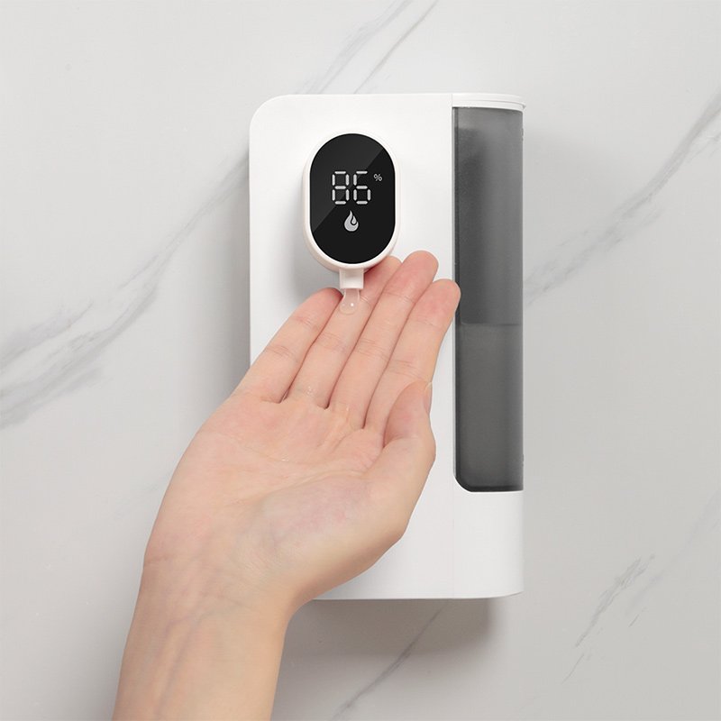 Auto Sensor Dish Soap Dispenser Contactless USB Rechargeable Hand Sanitizer Home Kitchen Hotel Use Automatic Liquid Soap