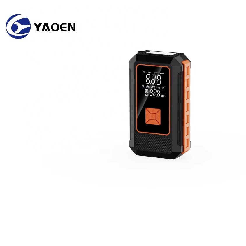 Smart Portable Emergency Auto Engine Start Jump Starter Car Battery Booster Power Bank Charger Portable Car Tyre Air Pump