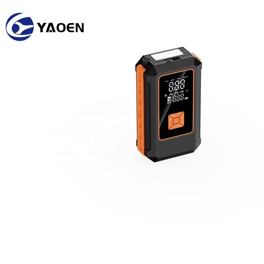 Smart Portable Emergency Auto Engine Start Jump Starter Car Battery Booster Power Bank Charger Portable Car Tyre Air Pump