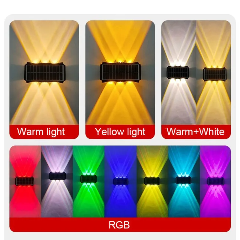 Patio Yard Cordless Outdoor LED Security Mounted Pathway Waterproof Solar Lights Outdoor/Solar Wall Light/Solar Garden Lights