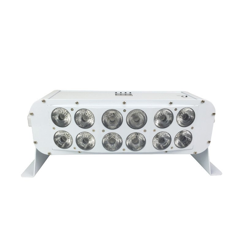 Professional Dj Lights Led bar 12x18W RGBAW-UV 6in1 Dmx Wireless Battery Powered Led Uplights 12pcs Wireless DMX &WIFI App