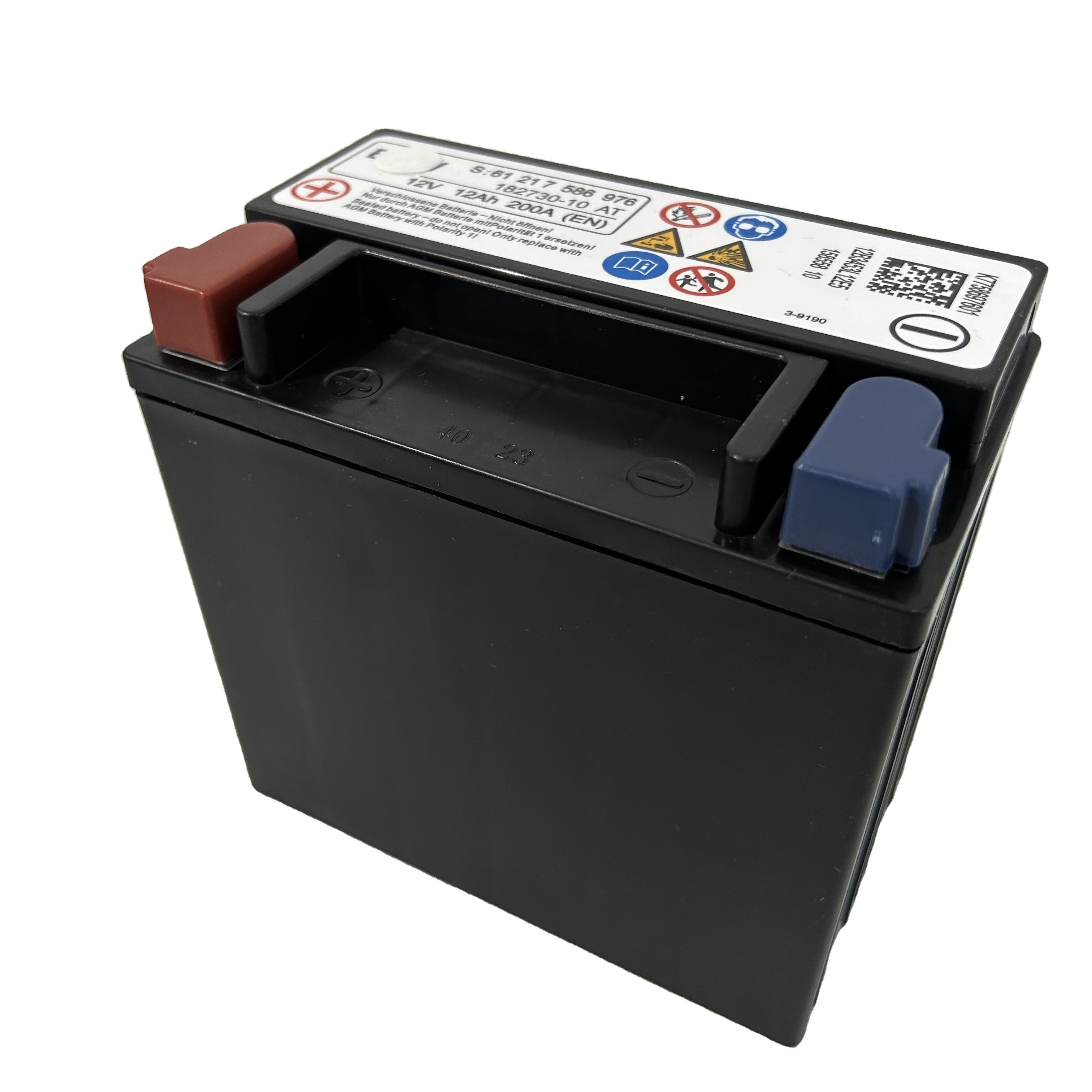 Suitable for BMW Car Battery 320 325 520 525 530 528 730 740X3X5X6 61 2117 623 376 Car Auxiliary Battery 12Ah 1.2Ah