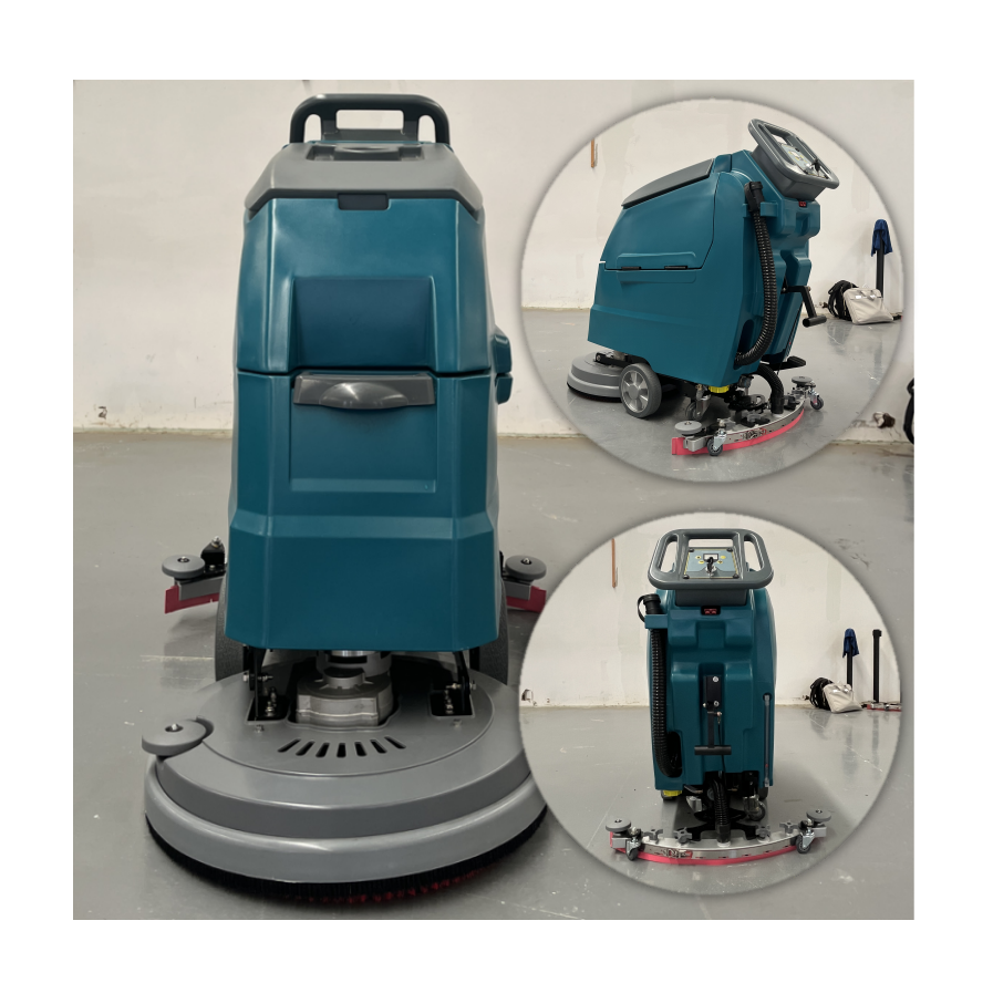 High Quality IronBee Floor Cleaning Scrubbing Machine Battery Powered Commercial Floor Scrubber