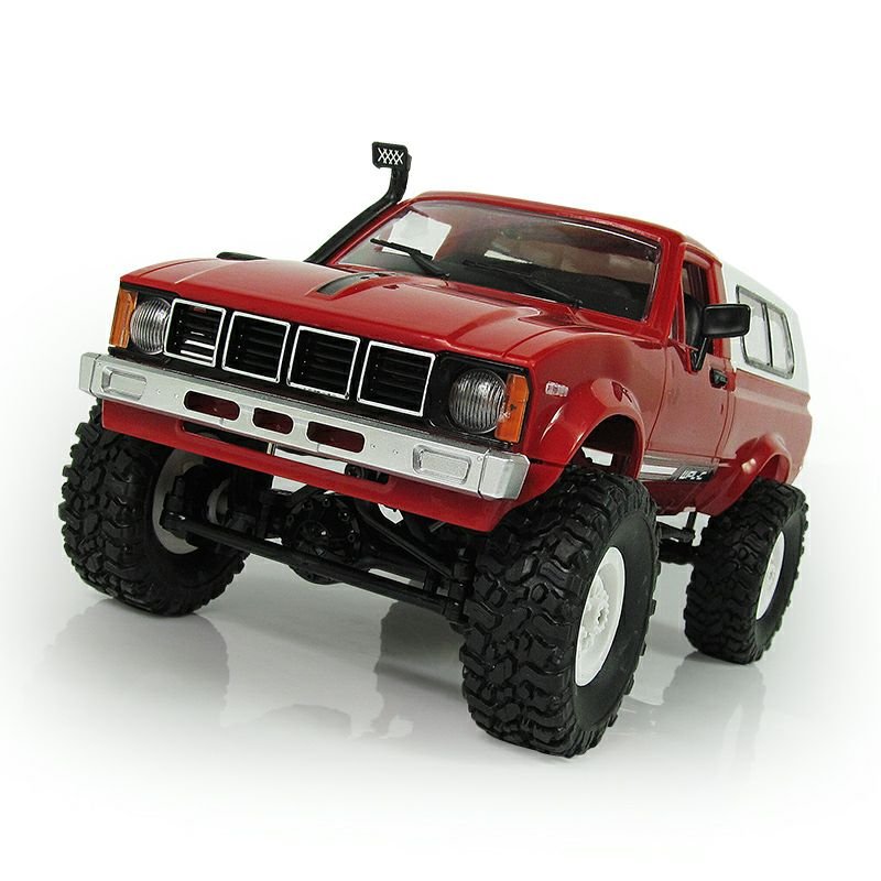 WPL C24 RC Rock Crawler RC Truck 4x4 Off Road RTR, 1/16 Scale Remote Control Truck with LED Lights