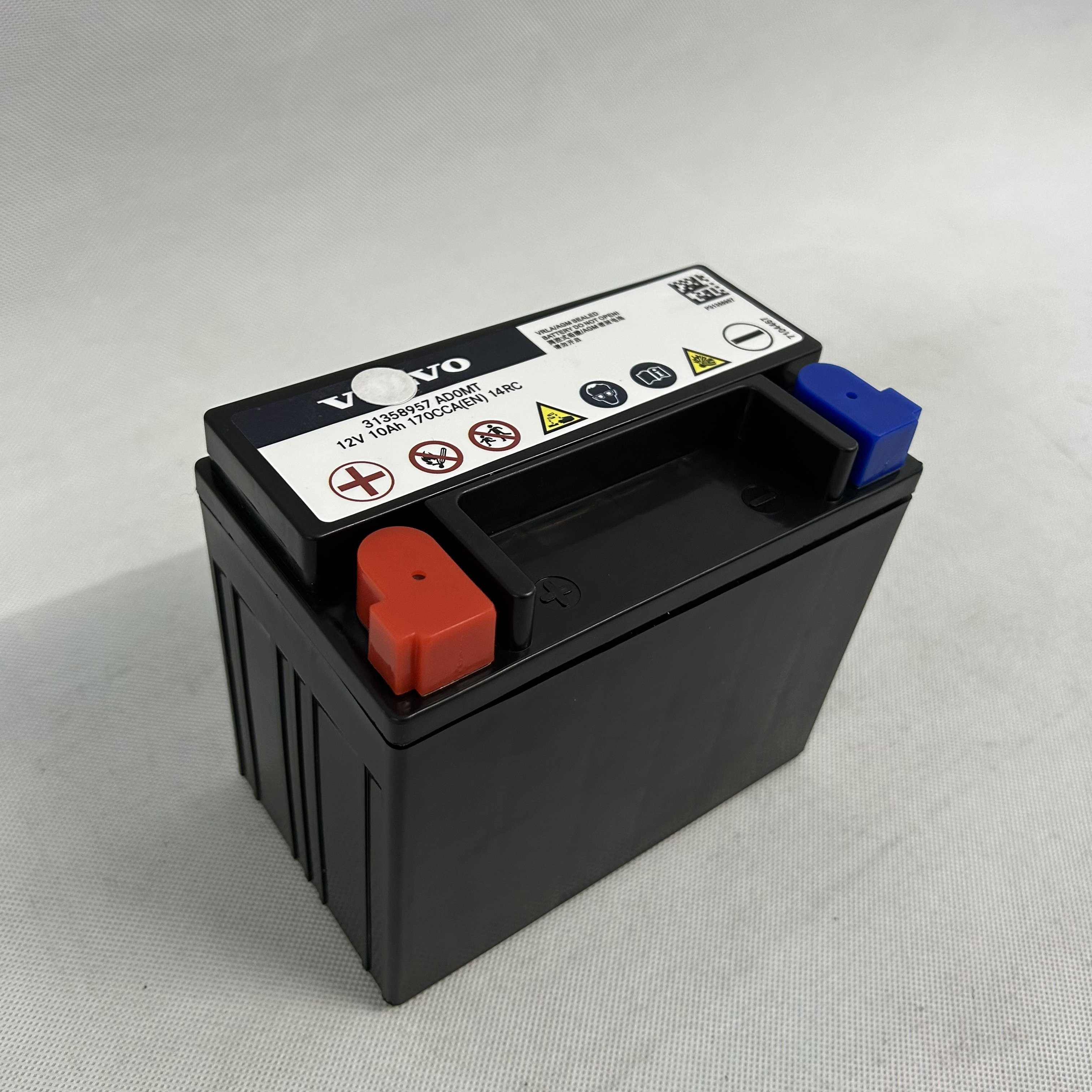 Hot Selling Vo Lvo Car Auxiliary Battery 12V 10BAh Replacement AGM Car Start-Stop Battery, Car Battery Model 31358957