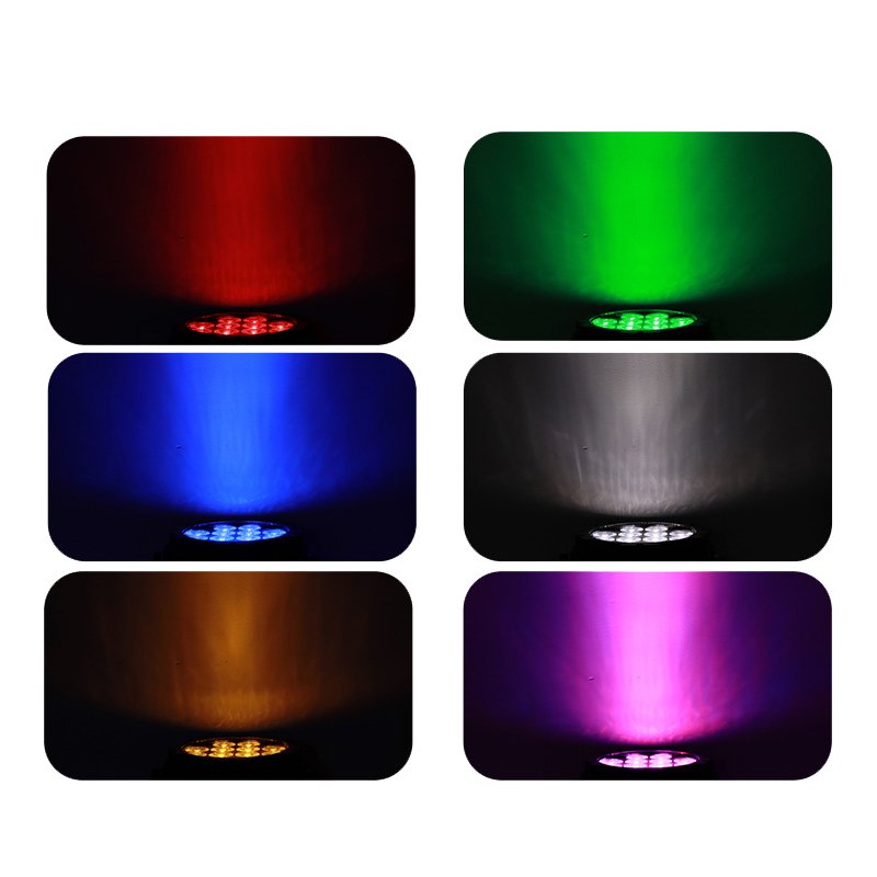 Factory Direct Sale 12 Waterproof Battery Par Light 6 in 1 Wireless Mobile Phone Control Outdoor Wedding Stage Lighting