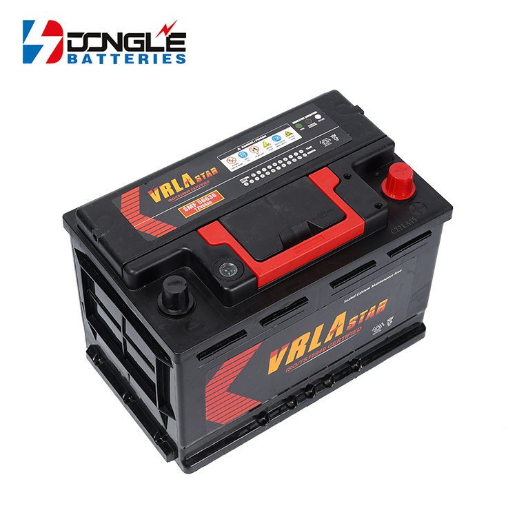 Dongle High CCA Rechargeable Maintenance Free SMF 56638 12v 66Ah Lead Acid Car Battery