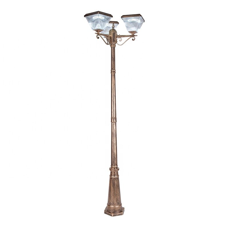 New Design Lawn Waterproof IP65 Outside Garden Solar LED square Yard Lamp