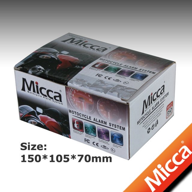 MC752BT MICCA Bluetooth Motorcycle Alarm Smartphone APP(PKE ) Control with Engine Starter, Alarma De Bluetooth Para Motocicleta