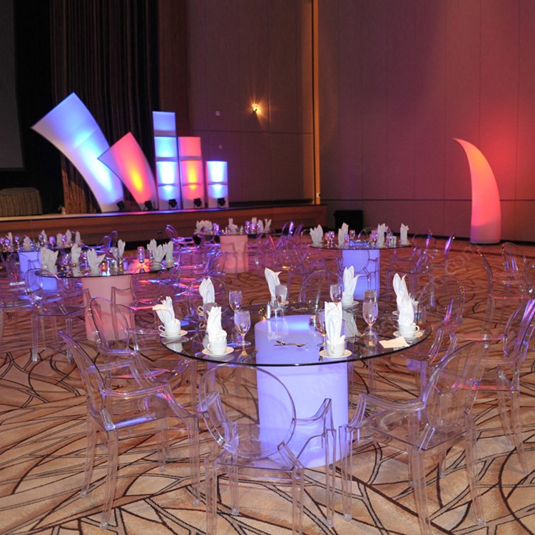 Glow Light up Led Fancy Restaurant Buffet Furniture Hotel Buffet Table