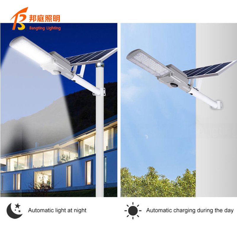 Superior Quality Intelligent Optical Control Waterproof Ip67 Aluminum 200w Outdoor All in One Led Solar Street Light