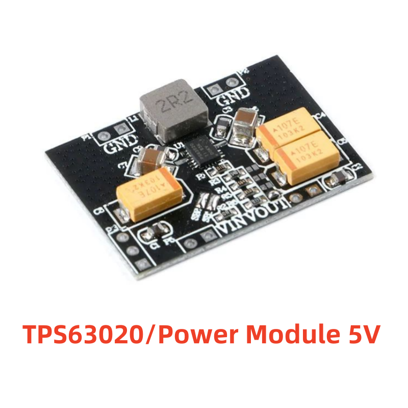 TPS63020 Power Module Board Auto Lift Voltage 2.5V 3.3V 4.2V 5V lithium battery Low Ripple