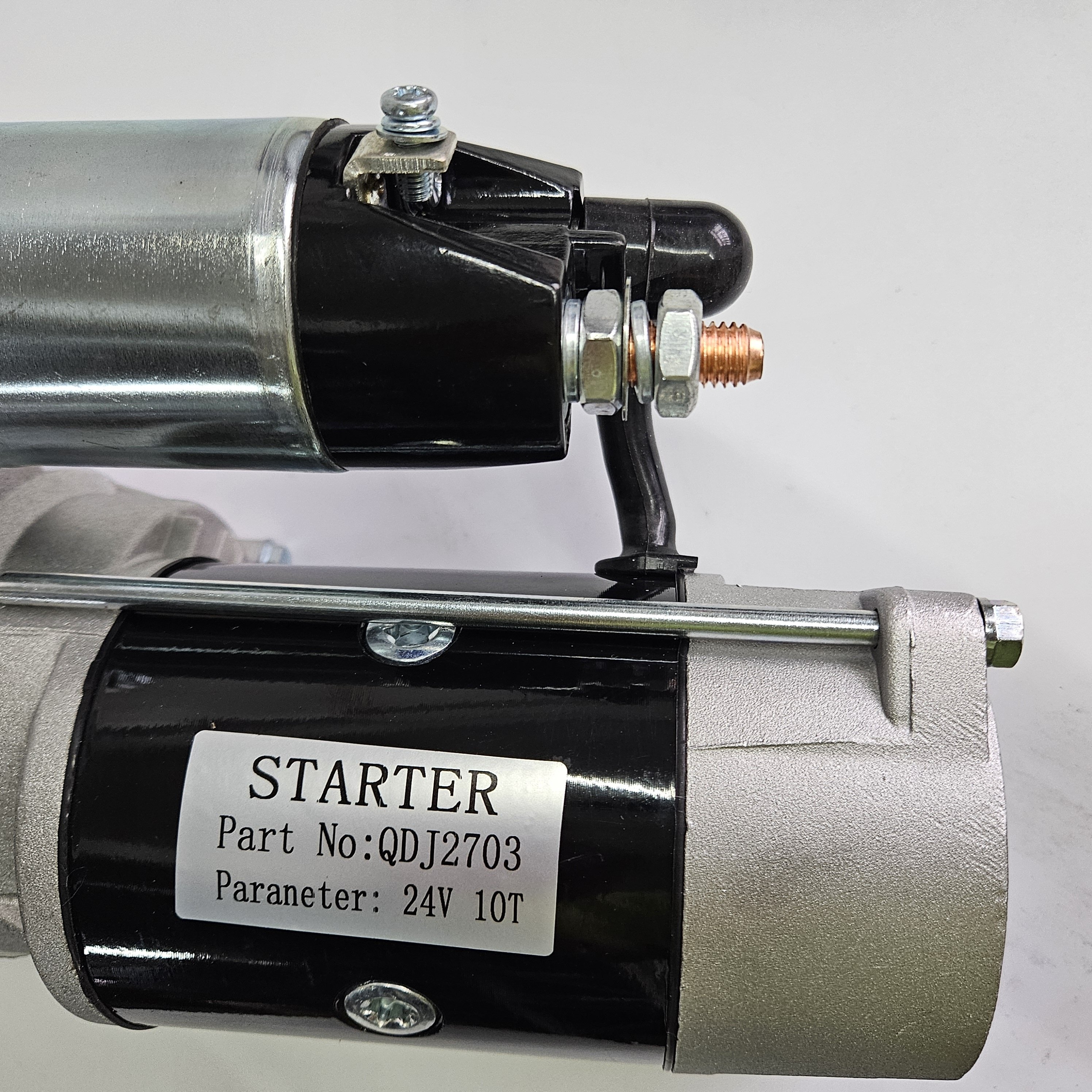 New 6BT 24V 7.5Kw QDJ2703 Starter Motor Assembly 4935789 3708N-010 for Perkins Diesel Truck Engine Parts