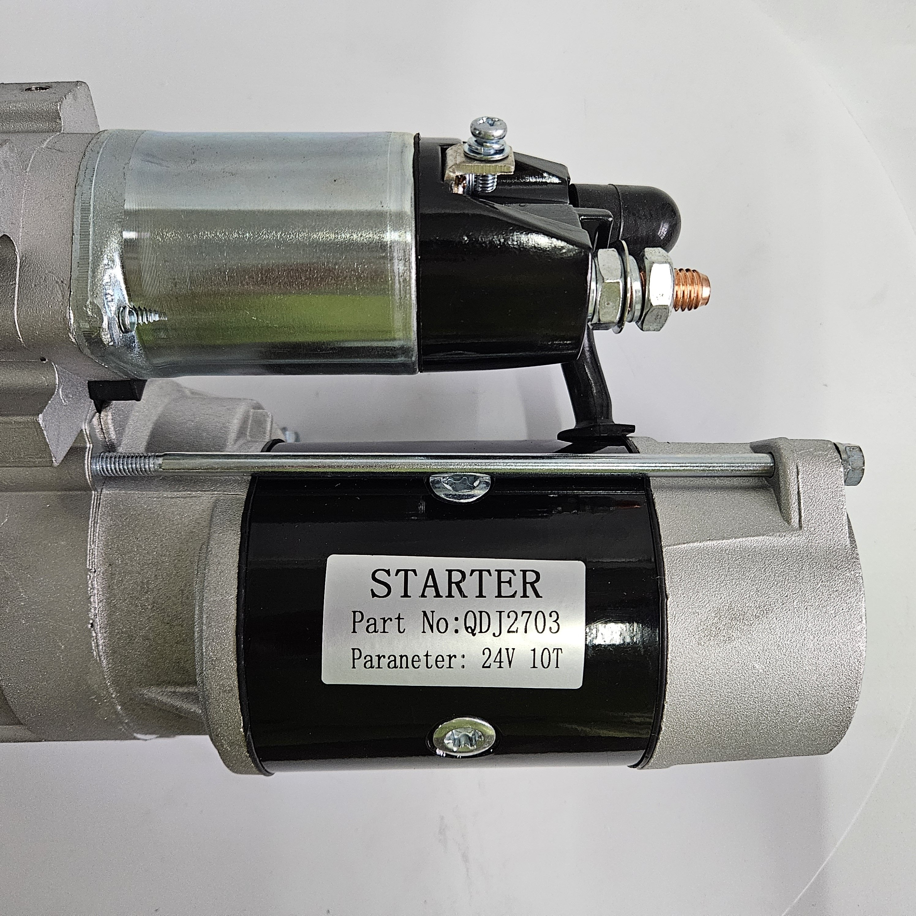 New 6BT 24V 7.5Kw QDJ2703 Starter Motor Assembly 4935789 3708N-010 for Perkins Diesel Truck Engine Parts