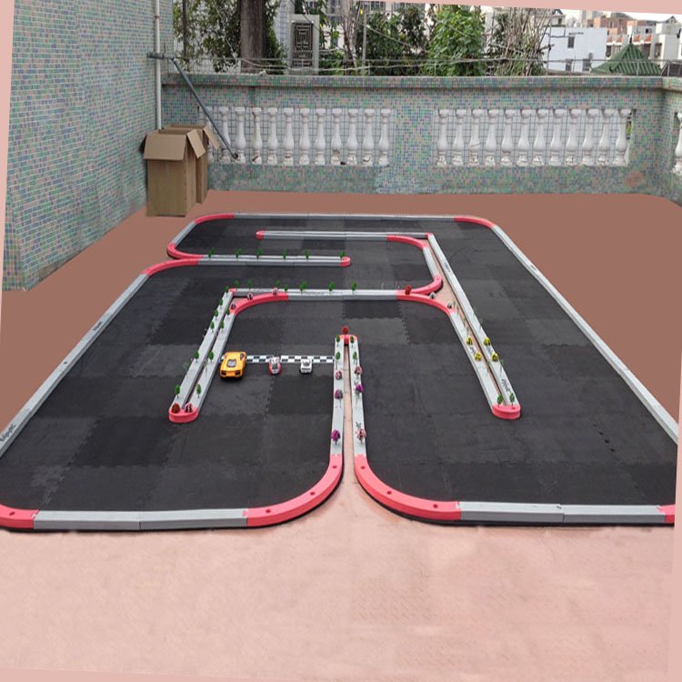 LEVI HOBBY EVA RC Track Builder for 1/28 Scale Indoor RC Cars 50x50cm 96 Tiles Larger RCP Track Alternative