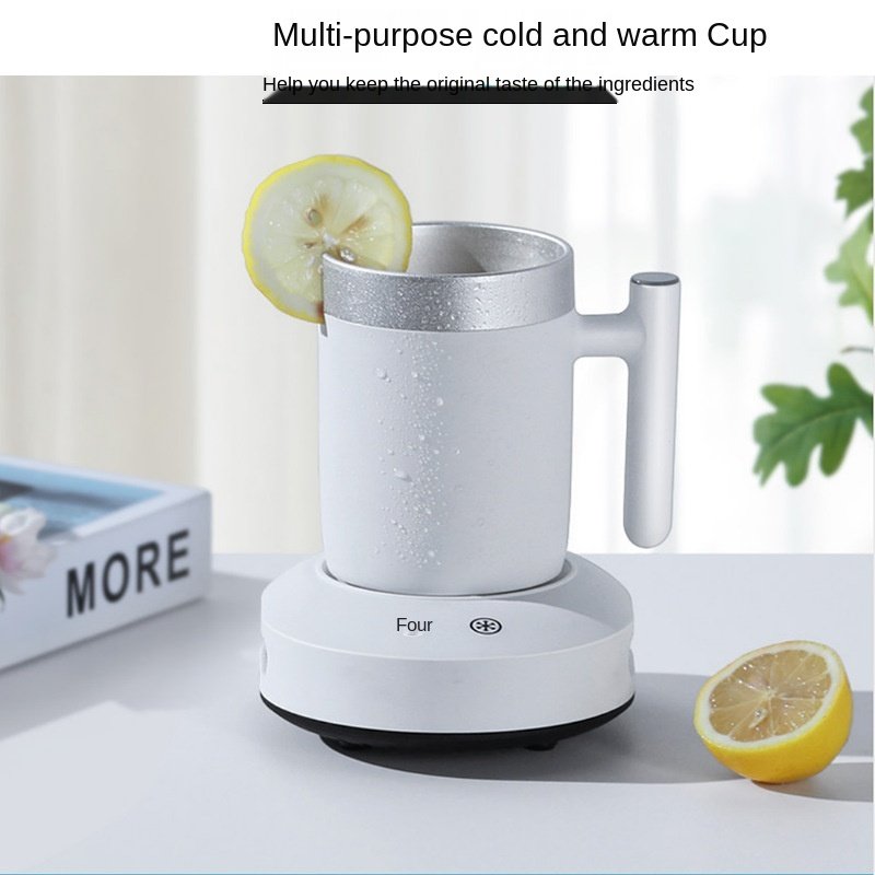 Cross-border Intelligent Fast Cooling Refrigeration Heating coaster Summer Desktop Dual Use in Car and Home Cold and Warm