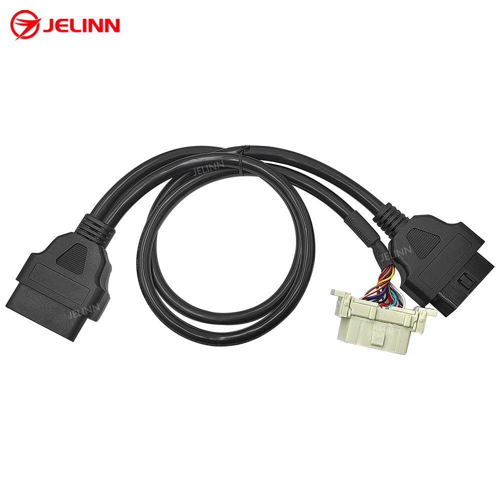 OBD 2 OBD2 Splitter Y Cable 16 Pin Male to Female Connector J1962 for Honda Acura Cars