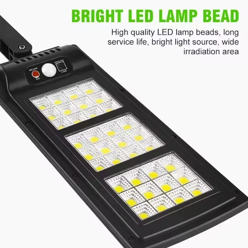 Super Bright Outdoor LED Solar Wall Light IP65 Waterproof Street Lighting DC Cross-Border Garden Remote Control Battery Roads