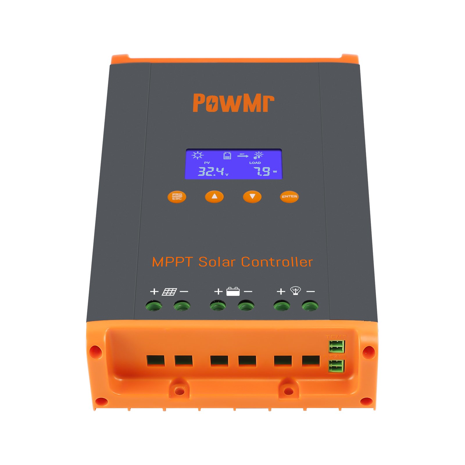 PowMr Hot Selling 12/24/36/48V Solar Battery Charger 60A Can Parallel MPPT Solar Charger Controller Regulator