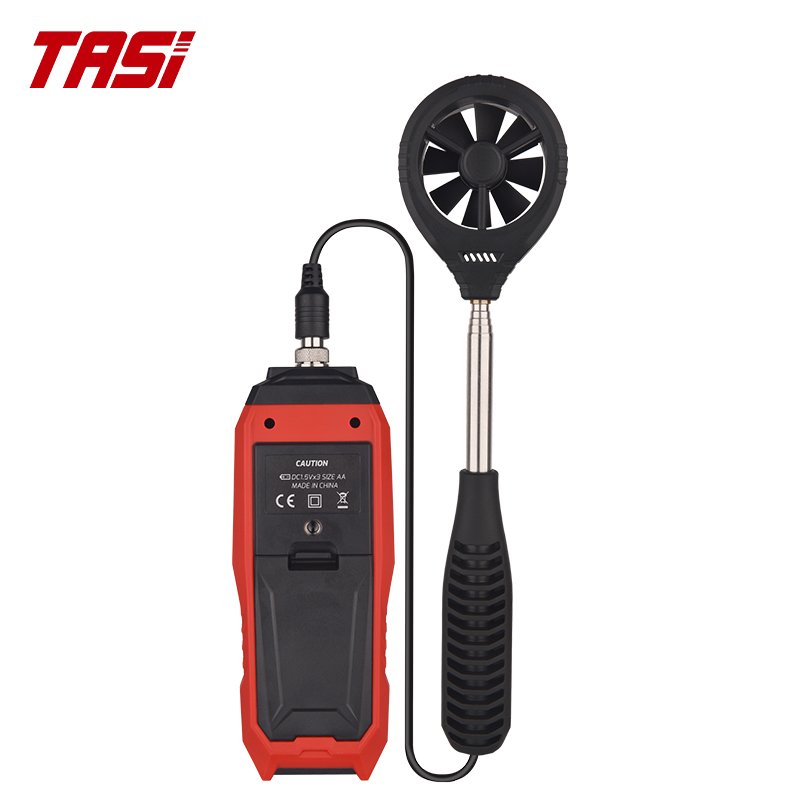 TASI TA642C USB Connection Anemometer New Arrival Wind Meter and Air Temperature Flow Velocity Meter Testing Equipment