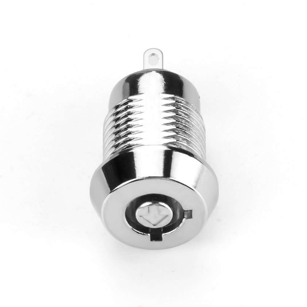 KS-03-101 Electric Power ON OFF Key Pulled On 1or2 Position Starter Switch 1NO1NC Key Lock Switch For Auto Car Bike Scooter