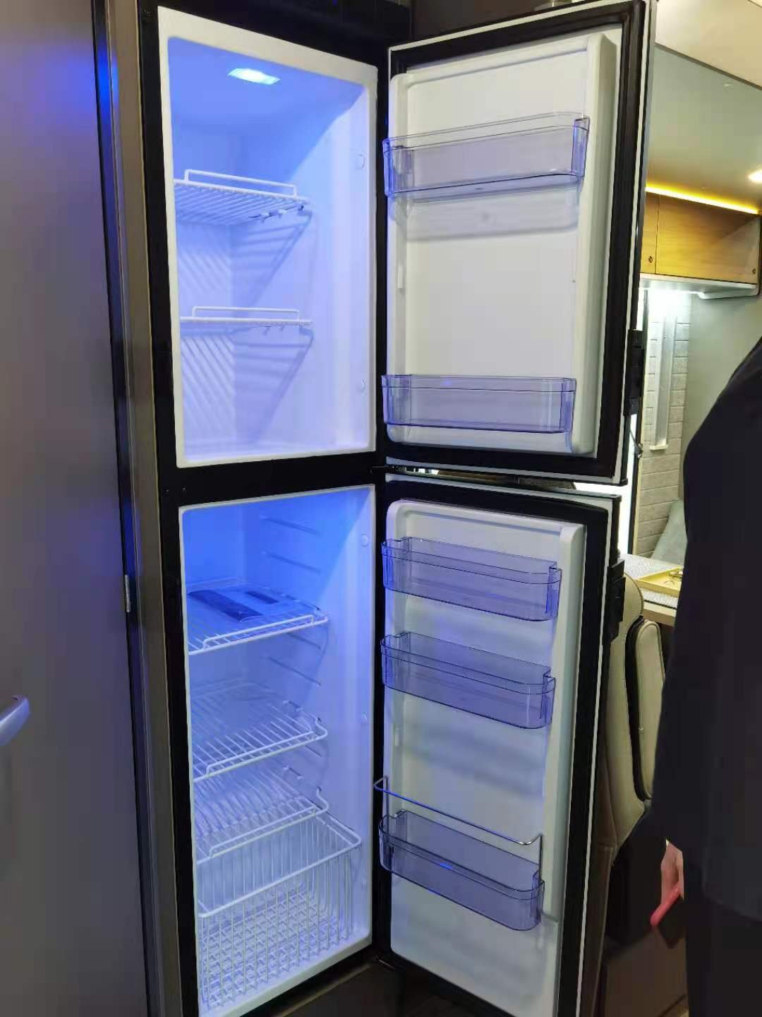Hot Sale 12v Built-in Caravan Refrigerator Car Freezer for RV Boat Caravan Motorhome