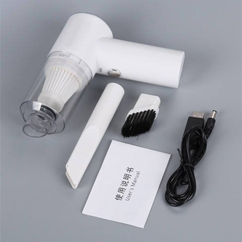 Portable Auto Household Home Mini Vacuum Cleaner Strong Suction USB Rechargeable Cordless Wireless Car Household Vacuum Cleaner