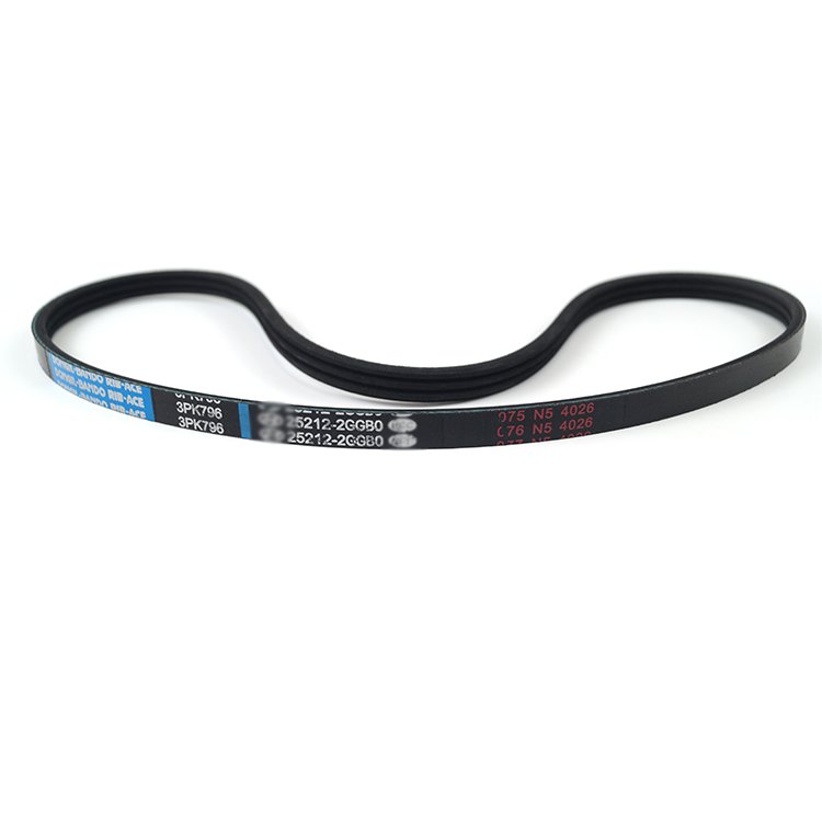 Best Price 25212-2GGB0 Auto Alternator Engine Timing Belt V-Ribbed Belt for Hyun-dai K-ia Cars