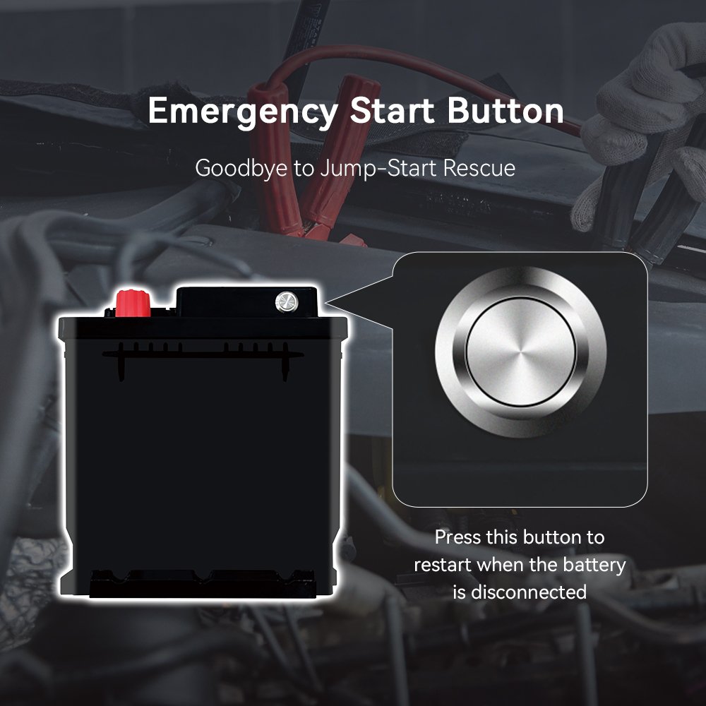 Exliporc Ultra-Long Life 12V Lithium Car Battery Auto Bbatteries Lifepo4 Stop Start Car Battery Pack