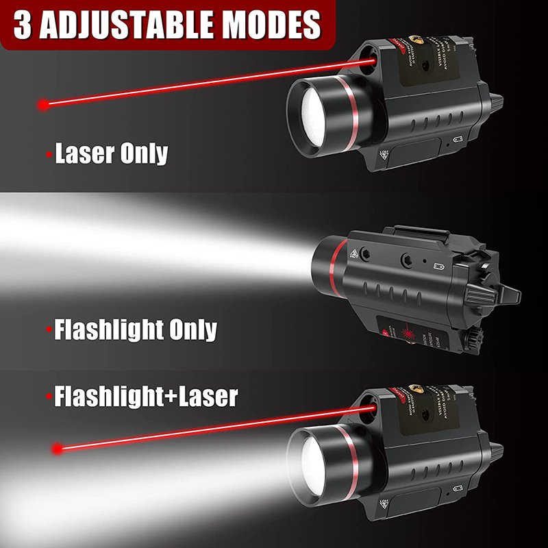 Best Sell 300 Lumen Green Tactical Laser Combo Flash Light Flashlight for Helmet