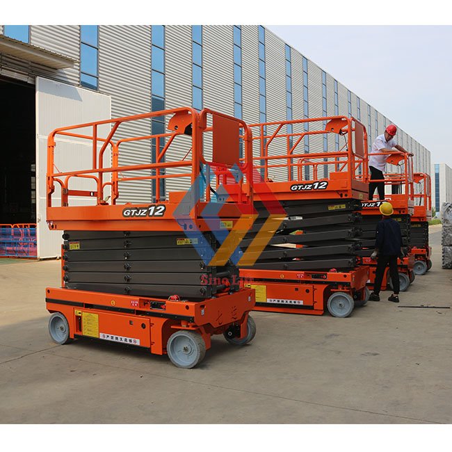 CE 6M 8M 12 Metre Scissors Lift Steel Electric Hydraulic 220V Battery Aerial Work Platform Auto Scissor Lift Platform