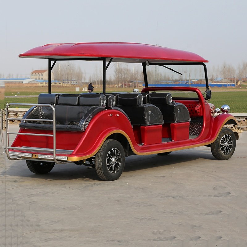 Factory Wholesale Electric Golf Buggy/Customizable Club Vintage Car/Multi-row Golf Cart