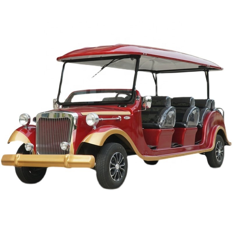 Factory Wholesale Electric Golf Buggy/Customizable Club Vintage Car/Multi-row Golf Cart