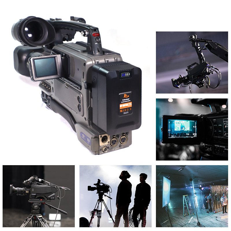 Film Led Video Light Power Supply v Mount Battery 148wh with Dual D-tap Ports