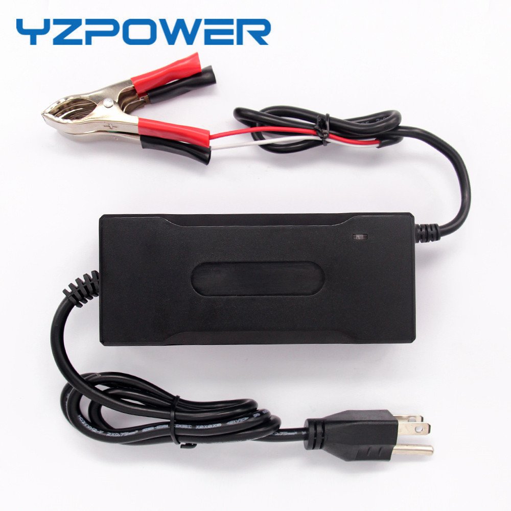 YZPOWER 14.6V 8A 4S Battery Charger for Kick Scooters Electric Tricycle Motorbikes 12V LiFePO4 Lithium Battery
