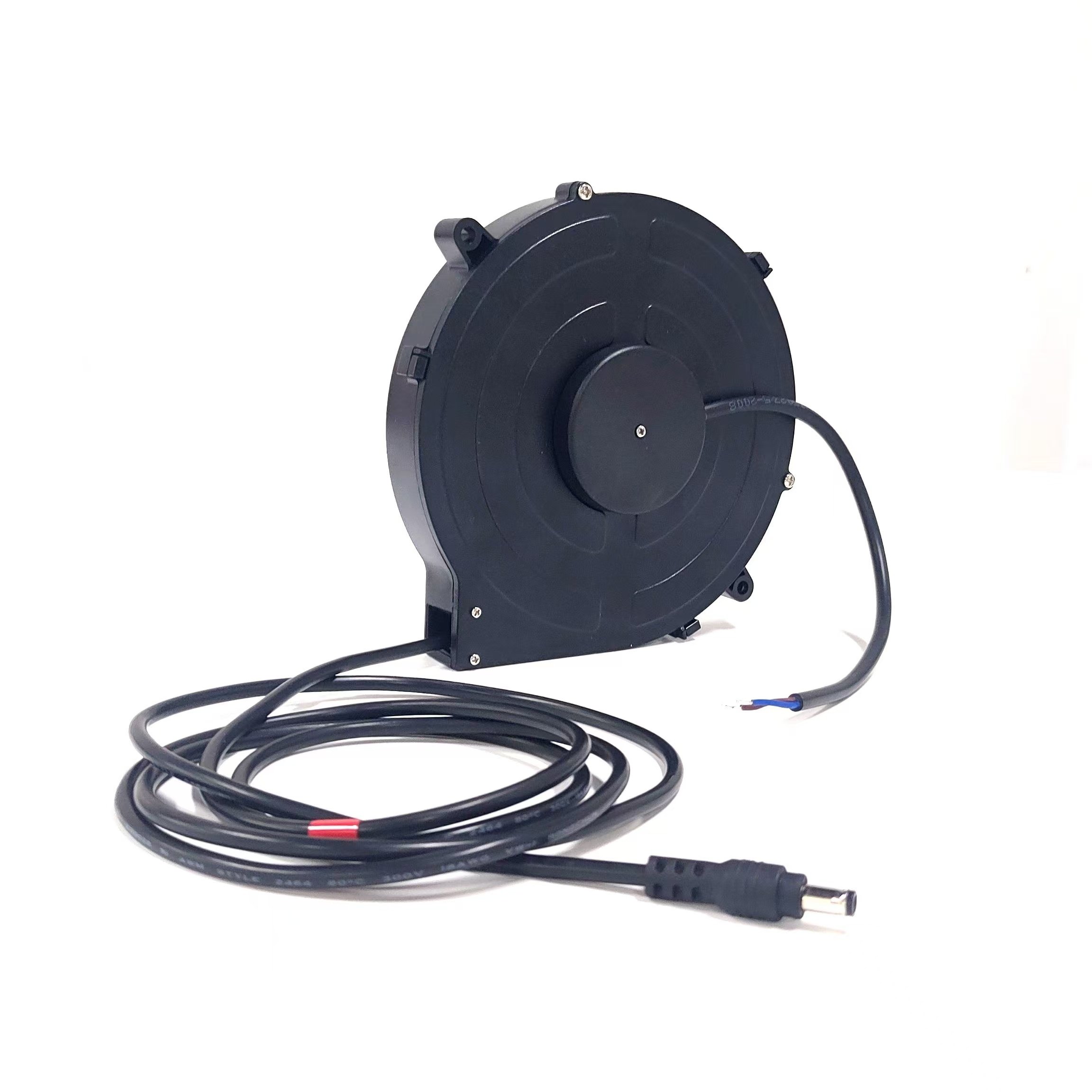2 m Length 18awg 5.5 X 2.1 Dc Retractable Cable Reel Small Wire Spool Spring Loaded Auto-rewind Extension Cord Reel