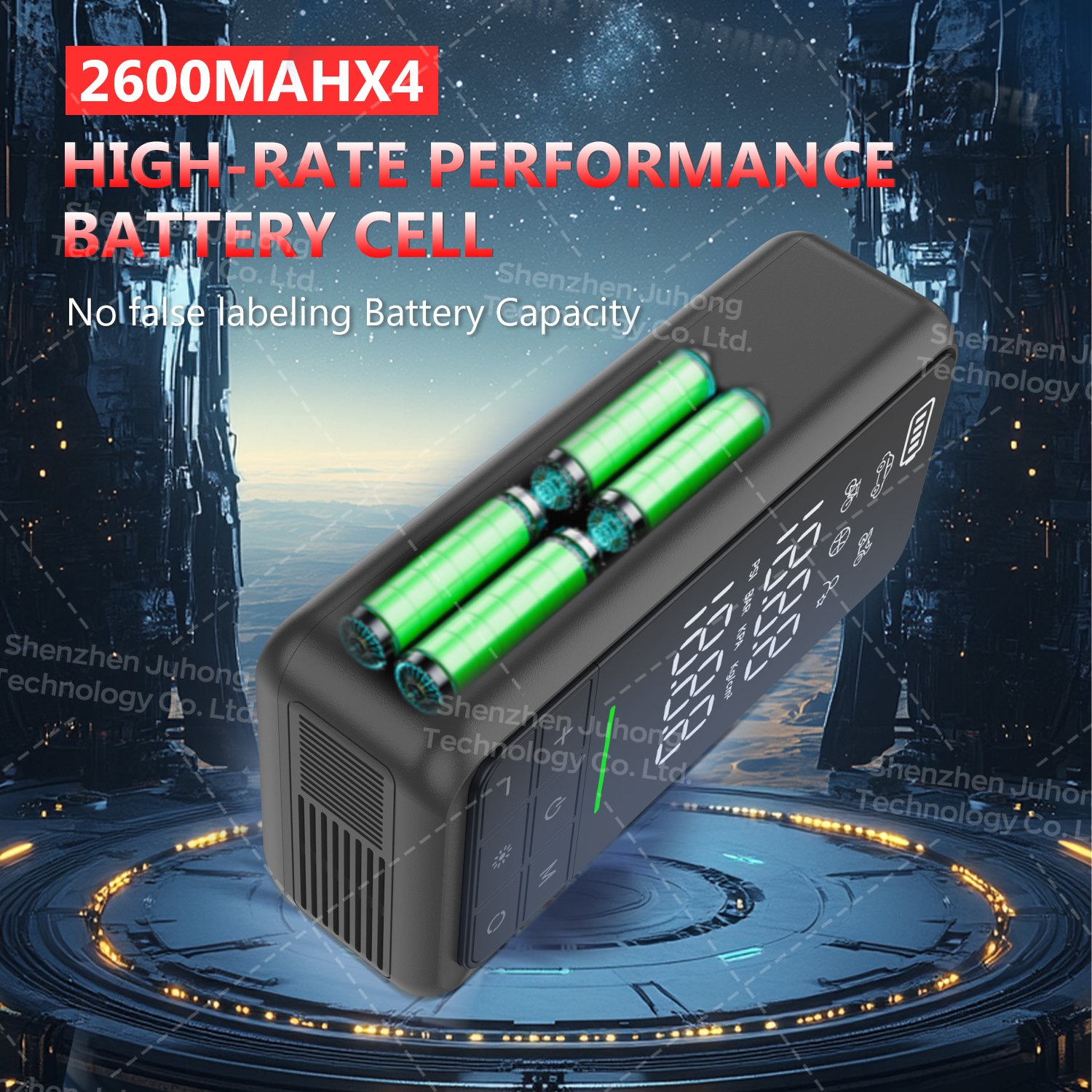 Portable Booster Car Battery Auto Power Banks 1000A 4 In 1 Car Jump Starter With Air Compressor