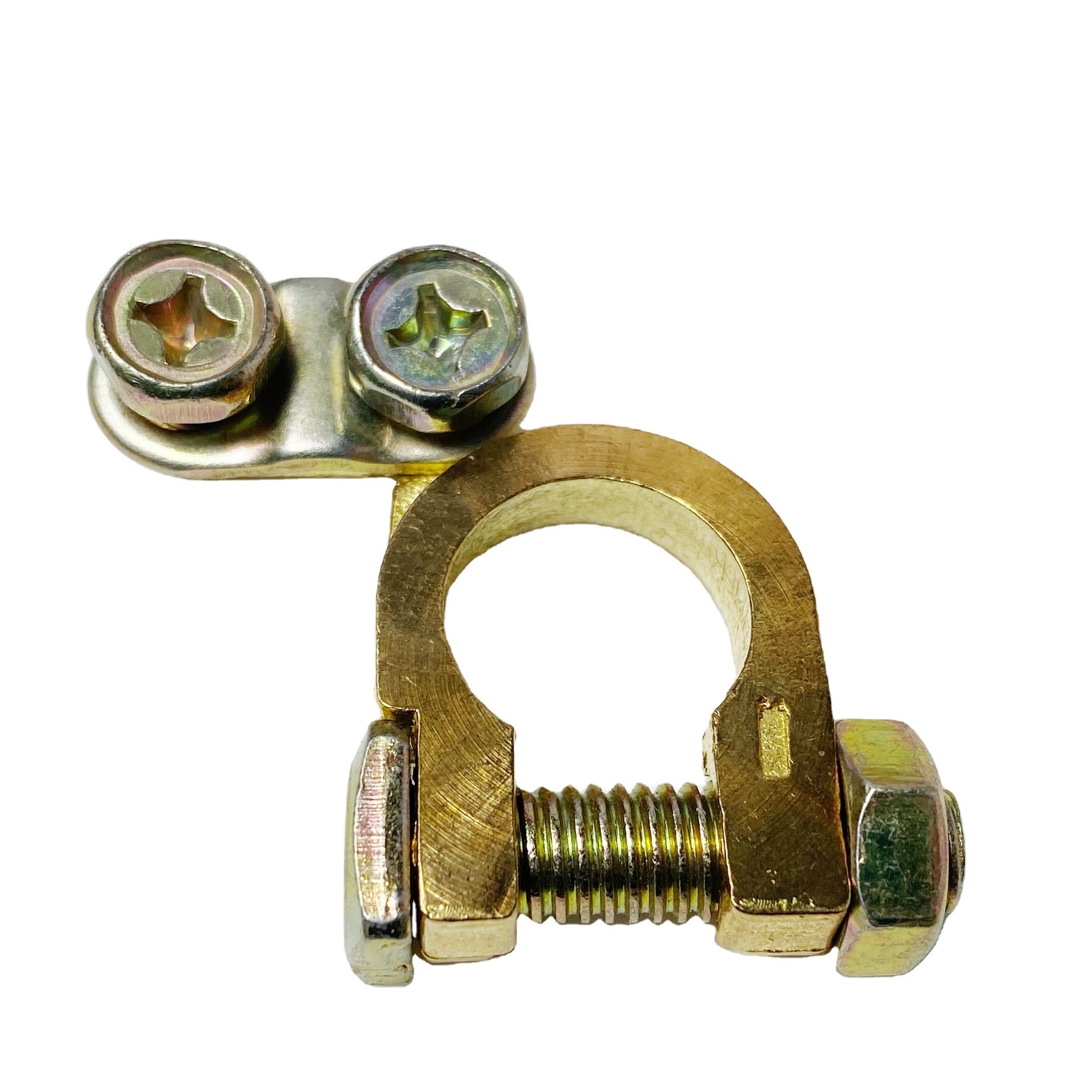 JZ Auto Battery Terminal 65-001 Clamp Connectors 2pcs Packing Copper Positive and Negative 65-001