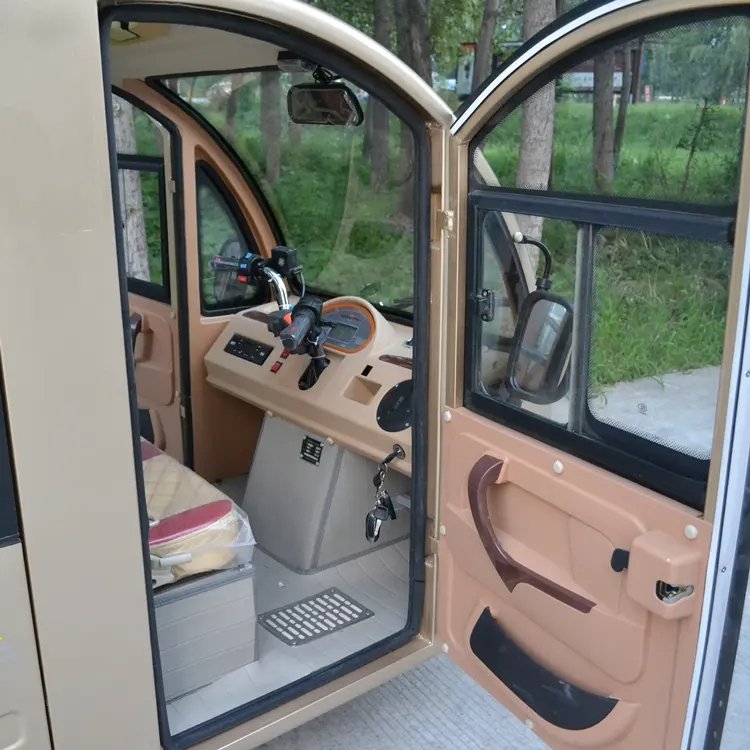 Wholesale EEC Approval 72v 3-Wheel Electric Tricycle Solar Closed Door Adult Streetbike Cargo Chinese 3-Wheel EEC Approval