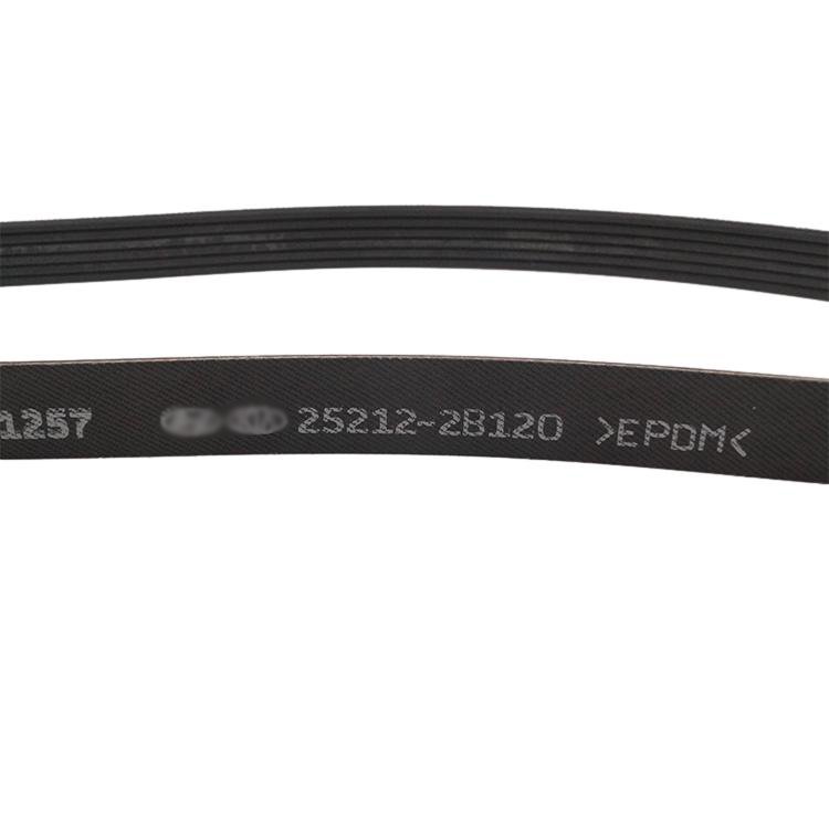 Genuine Auto V Ribbed Belt 25212-2B120 25212 2B120 252122B120 for Hyun-dai Accent KI-A RIO Carens IV Ceed Sw Picanto Pro Soul