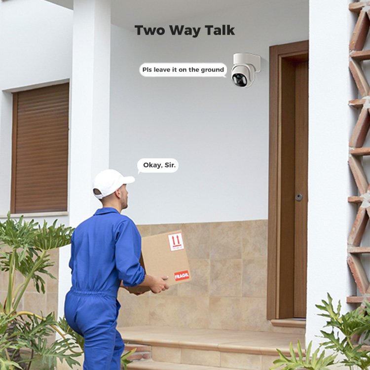 Arpha K16 Tuya APP Dual Lens Outdoor 2MP Motion Detection Battery Camera Low Power 2K Wifi Pan-Tilt PTZ Camera