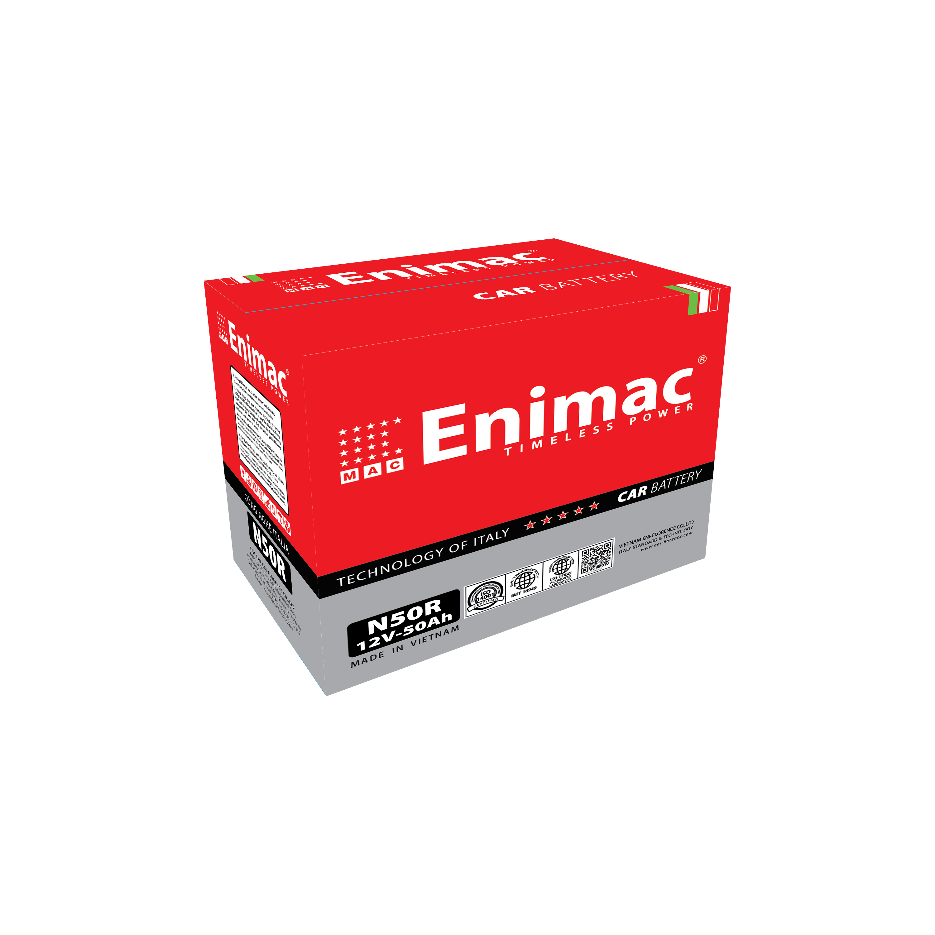 FACTORY PRICE DRIED BATTERY N50 R/L Battery for Car and Truck Made in Vietnam Good Performance