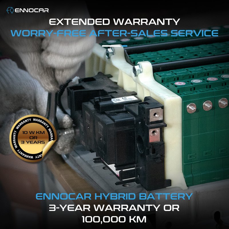 EnnoCar Ni-MH 288V 6.5Ah Cylindrical Hybrid Car Battery for Porsche Cayenne S Hybrid 2010 2011 2012 2014
