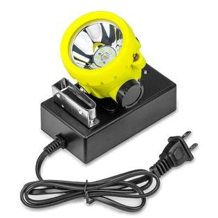 Miners Cordless Power LED Helmet Light Safety Head Lamp Mining Headlight Coon Hunting Light Rechargeable Minin