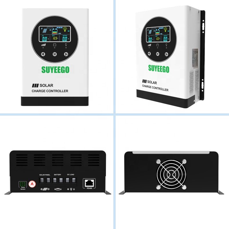 SUYEEGO MPPT Solar Charger Controller 30A 60A 80A 100A 12V 24V 48V Regulator Battery Self-adaptive for Solar Energy System