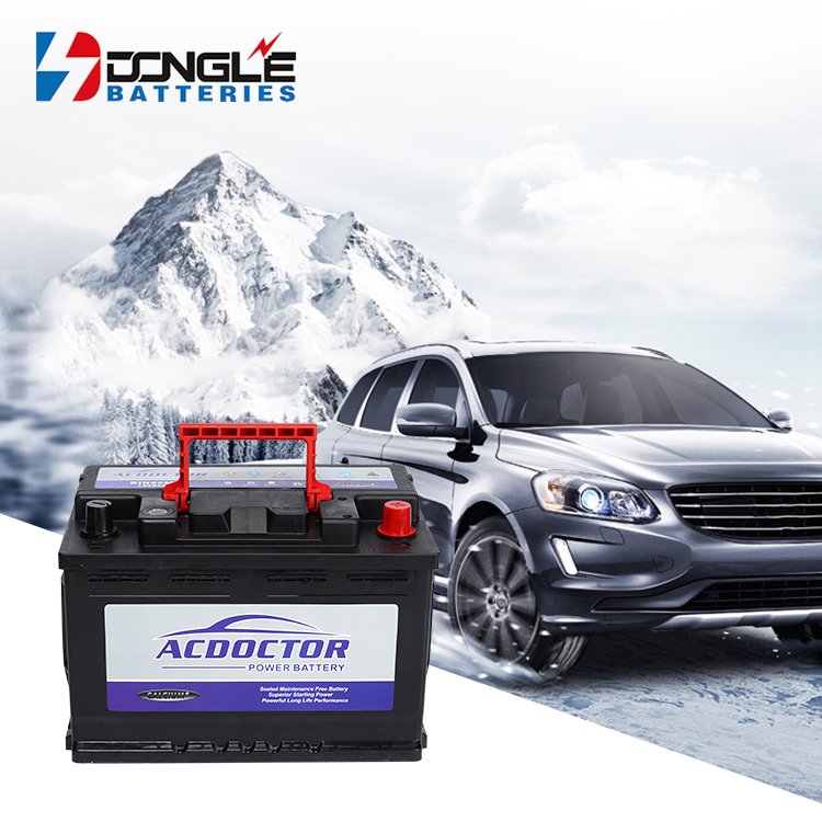 Dongle High Performance SMF 12v 80Ah Car Motorcycles Starting DIN80MF Lead Acid Auto Battery