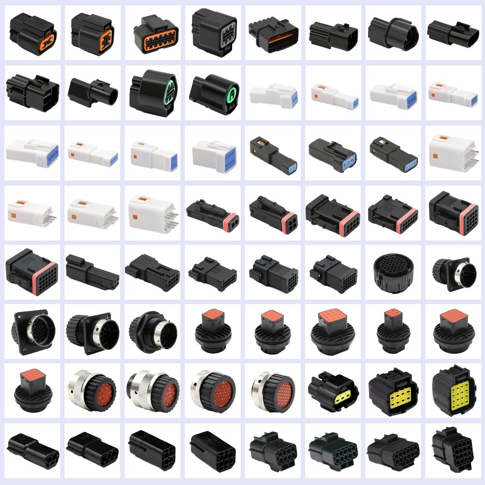 CHENF Terminal Male 2 Pin Generator Alternator Regulator Connectors Electrical Wire Harness Plug for Cars Automotive Connector