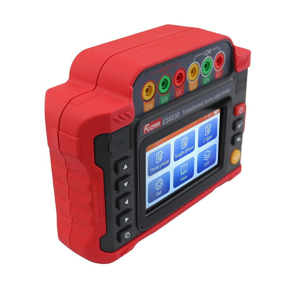 FUZRR ES6030 TTR Tester Voltage Transformer Winding Ration Tester Transformer Turns Ratio Tester